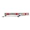 Truck-Lite 15 Series, Led, Identification Bar, Rectangular, Red, 3 Lights, 6in. Centers, Silver, 12V, Kit 15050R - alternate 2